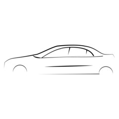 Car icon logo vector company template illustration.