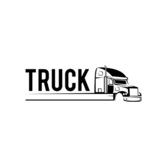 Truck icon vector logo company design template illustration.