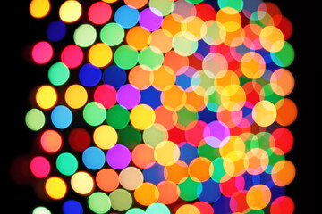 Festive colorful soft focus background