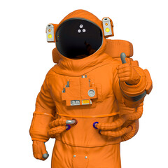 astronaut is positive with thumbs up © DM7