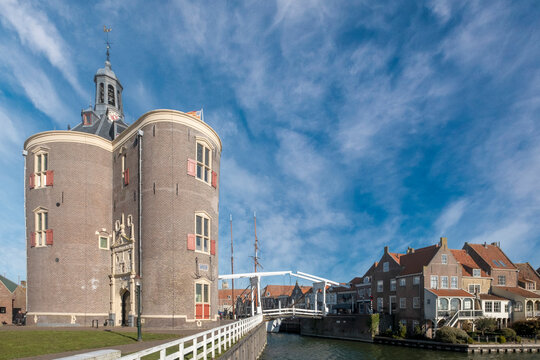 Dromedaris in Enkhuizen, Noord-Holland province, The netherlands