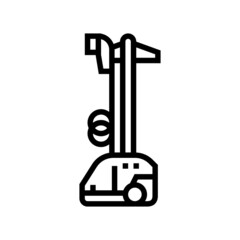 steam equipment line icon vector. steam equipment sign. isolated contour symbol black illustration