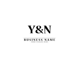 Letter YN Logo, Creative yn y&n Logo Icon Vector Image For Your Simple Fashion, Apparel and Clothing Brand or all kind of use - obrazy, fototapety, plakaty