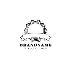 badge cartoon logo icon design vector illustration