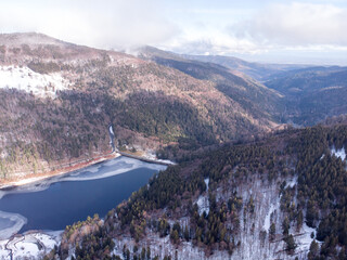 lac neige created by dji camera
