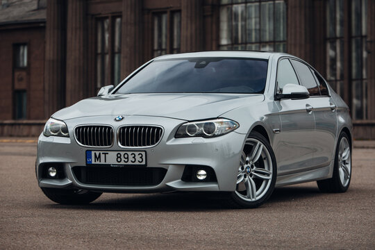 BMW 5 series F10 at the parking