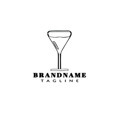 fresh drink logo template icon design isolated vector illustration