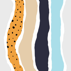 Striped vector seamless pattern. Colorful abstract background.