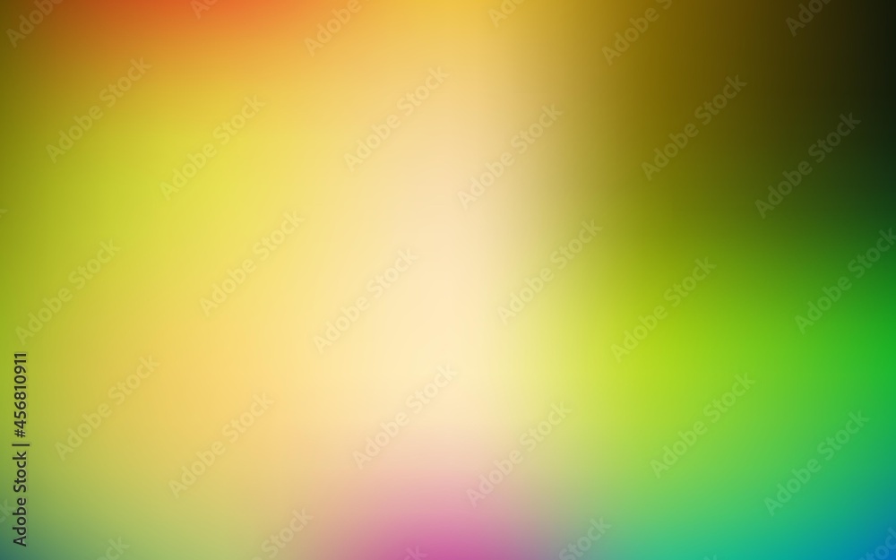 Wall mural light multicolor vector abstract blur template.