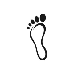 Web icon for flat design of legs.