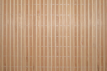 Light vertical striped bamboo cover with threads