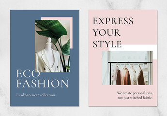 Printable Poster Layout for Fashion Business