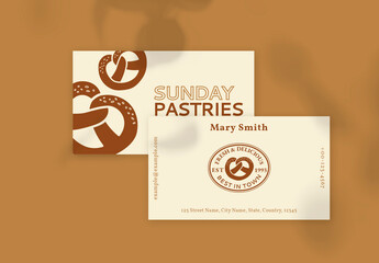 Pastries Business Card Template