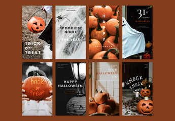 Halloween Editable Template Set for Social Stories