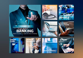 Financial Technology Template Set