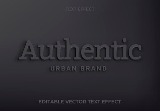 Editable Business Logo with Authentic Word