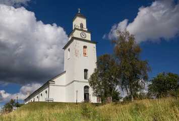 Fototapeta na wymiar Boda church in the Swedish community Rattvik