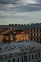 Fototapeta premium view from the top of the cathedral of st peter