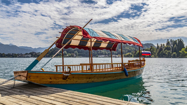 Imbarcazione lago di Bled