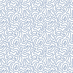 Vector drawing seamless pattern. Line hand drawn monochrome background. Ornament for fabric, wallpaper, packaging.