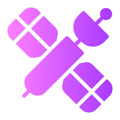 Satellite gradient icon