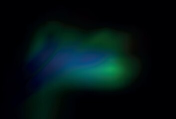 Dark Green vector blurred bright texture.