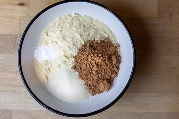 Process for making an Almond Flour Chocolate Cake