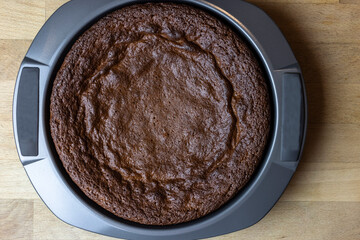 Process for making an Almond Flour Chocolate Cake