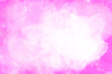 Fototapeta premium Pink background watercolor. Pink splash watercolor. Water color backdrop. Pink background watercolor. Abstract Pink splash watercolor on white background.