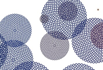 Light Blue, Yellow vector template with circles.