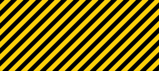 Warning frame grunge yellow and black diagonal stripes, vector grunge texture warn caution, construction, safety background