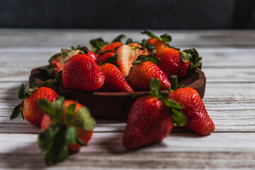 frutillas frescas, sabrosas y saludables!!!