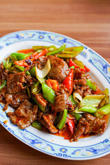 Chinese food beef