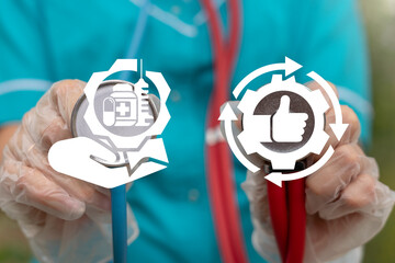 Medical concept of GPP Good Pharmacy Practice.
