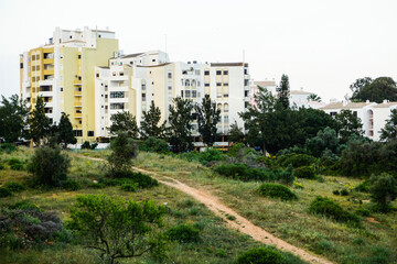 Fototapeta premium view of Portimao city, Portugal
