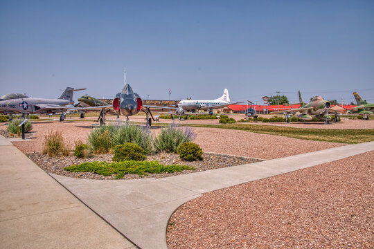 Box Elder, South Dakota, United States 7-31-21 Air And Space Museum At Ellsworth Airforce Base