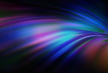 Fototapeta premium Dark Pink, Blue vector blurred template.