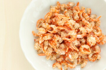 Chinese food ingredient, dried shrimp for aroma seafood broth ingredient 