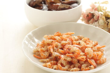 Chinese food ingredient, dried shrimp for aroma seafood broth ingredient 