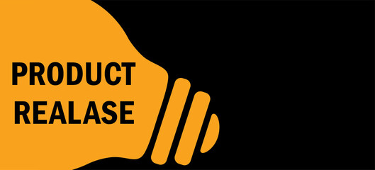 Product Realase in lamp background illustration