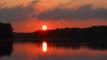 Amazing clouds and sunrises caught in the Pocono Mountains of PA