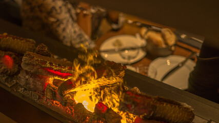 close up of a burning candle