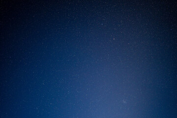 長野県安曇野市にある燕岳の頂上付近にある山荘から撮影した星空の写真  A photo of the starry sky taken from a mountain lodge near the top of Mt. Tsubame in Azumino City, Nagano Prefecture. 