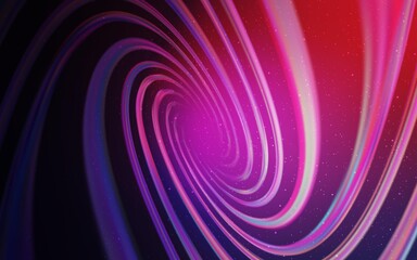 Light Purple vector template with space stars.