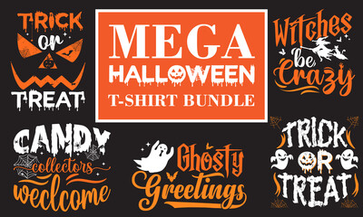 Halloween T-shirt  Mega bundle (25+ design) 