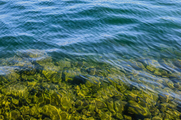 waves on the beach