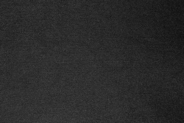 Black fabric cloth polyester texture and textile background.