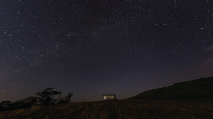 Night sky texture with stars