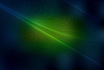 Dark Green, Yellow vector template with repeated sticks.