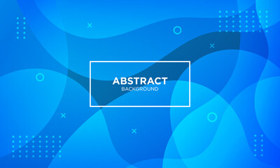 Abstract blue geometric background. Modern background design. gradient color. Fluid shapes composition. Fit for presentation design. website, basis for banners, wallpapers, brochure, posters